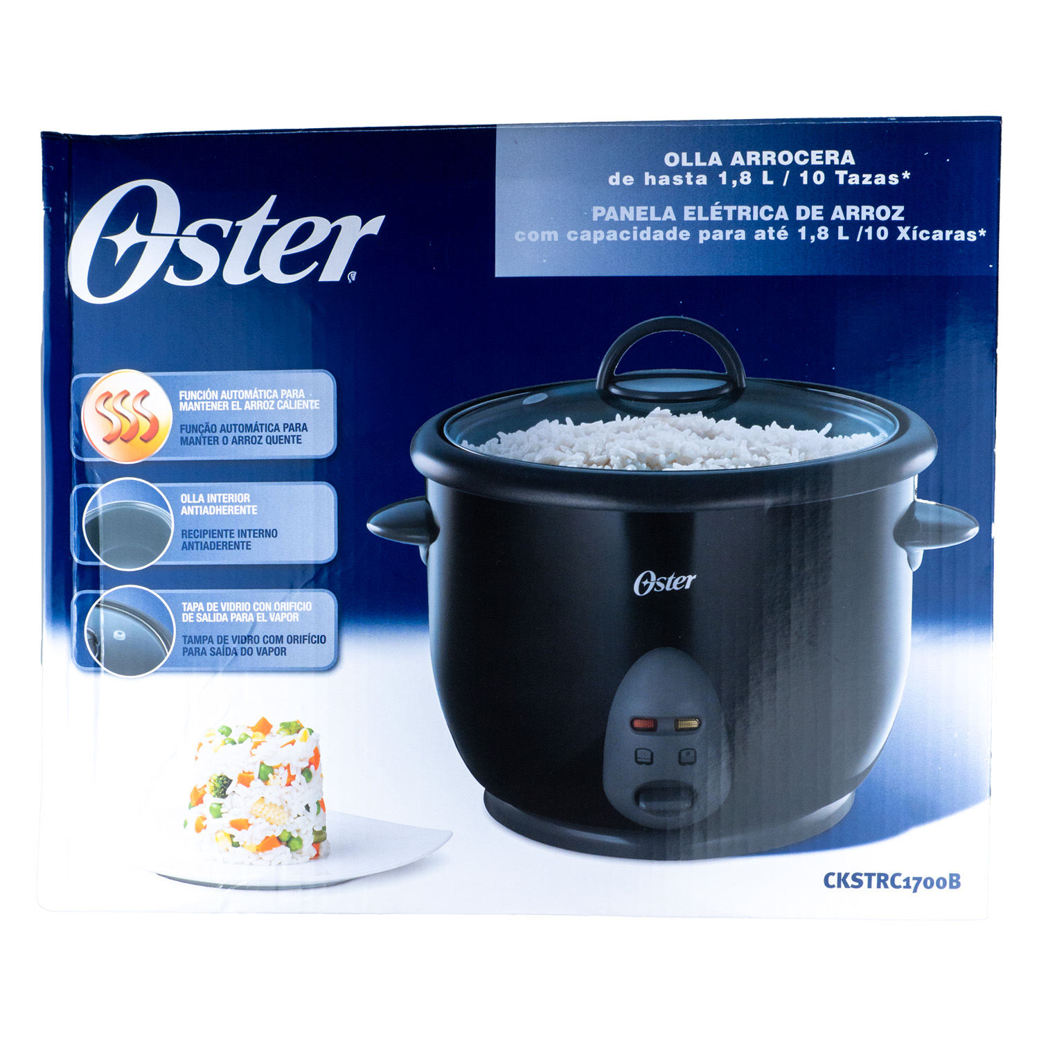 Arrocera Multiusos Oster 1.8 L (10 Tazas)